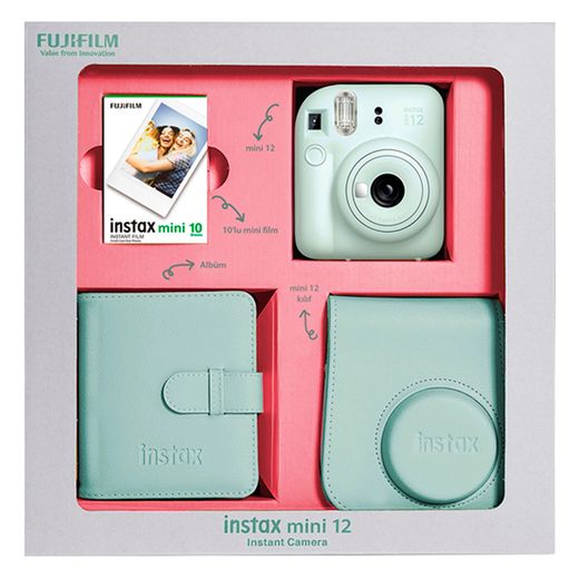Цифр. Фотоаппарат FUJIFILM Instax Mini 12 Mint Green в подарочной упаковке
