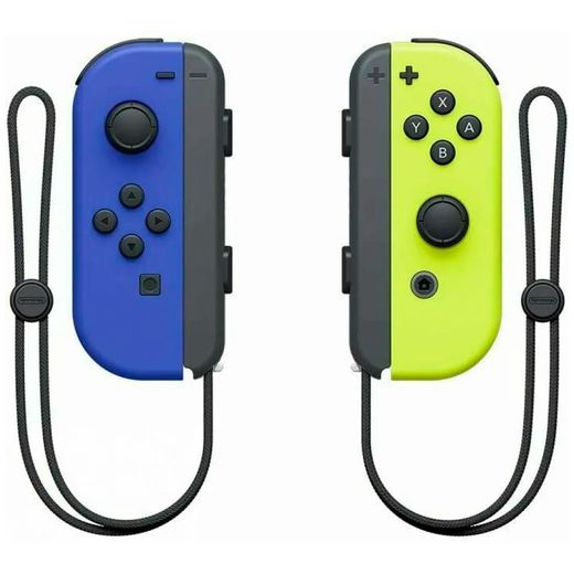 Джойстик беспроводной Nintendo Joy-con Yellow/Blue (4902370544060)
