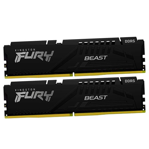 Оперативная память DDR5 DIMM 16GB(8GBx2)/5600Mhz Kingston Fury Beast Black EXPO [KF556C36BBEK2-16]