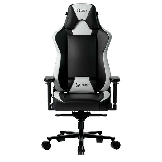 Игровое компьютерное кресло LORGAR Base 311, Black + White (LRG-CHR311BW)