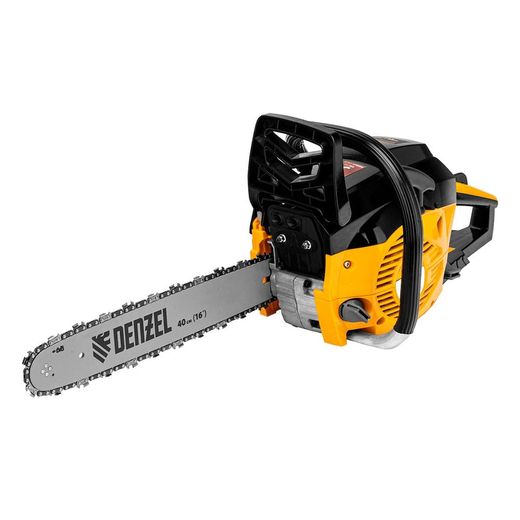 Пила цепная бензиновая Denzel DGS-4516, шина 40 см, 45см3, 3,0 л.с., шаг 3/8, паз 1,3 мм, 57 зв (952