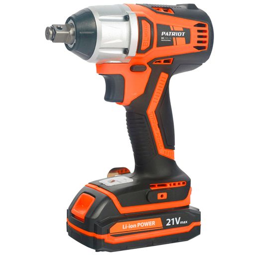 Гайковерт ударный аккумуляторный PATRIOT BR 210Li 1/2 UES BL,18В, 2*2,0Ач (180301560)