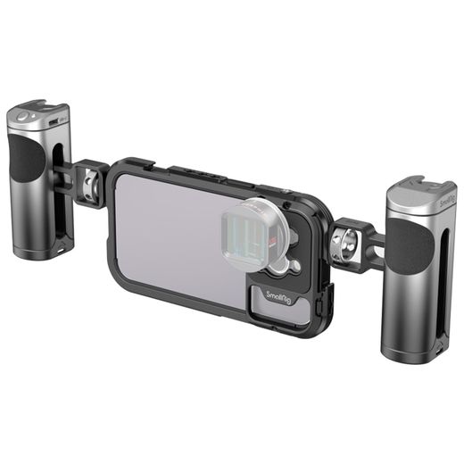 Клетка и ручка SmallRig 4076 Cage для iPhone 14 Pro с двумя ручками