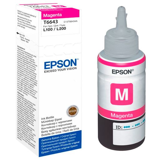 Чернила Epson T6643 Magenta