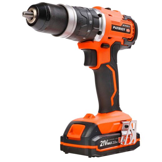 Дрель-шуруповерт аккумуляторная PATRIOT BR 210UES BL,18В, 2*2,0Ач (180301550)