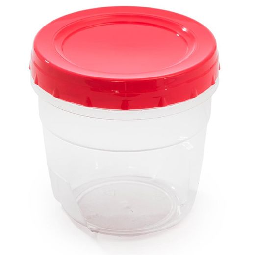 Банка с завинчивающейся крышкой 2шт (0,6, 1,3л) Полимербыт 434330200