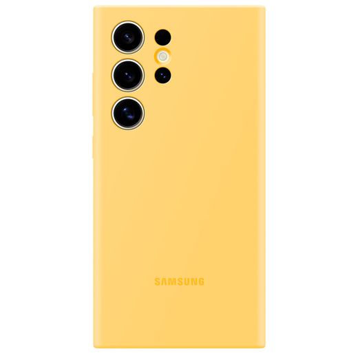 Чехол для смартфона Galaxy S24 Ultra (S24 Ultra) Silicone Case Yellow (EF-PS928TYEGRU)