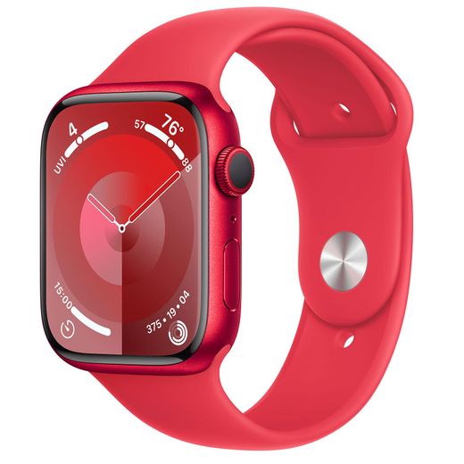 Смарт-часы Apple Watch Series 9, 45mm (PRODUCT)RED Aluminium Case with (PRODUCT)RED Sport Band - S/M