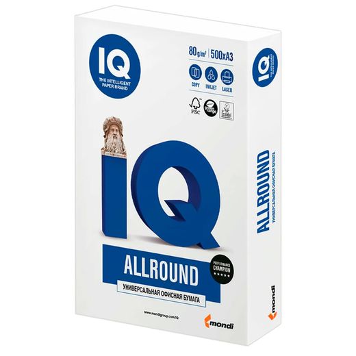Офисная Бумага IQ ALLROUD A3 500 sheet, 80g