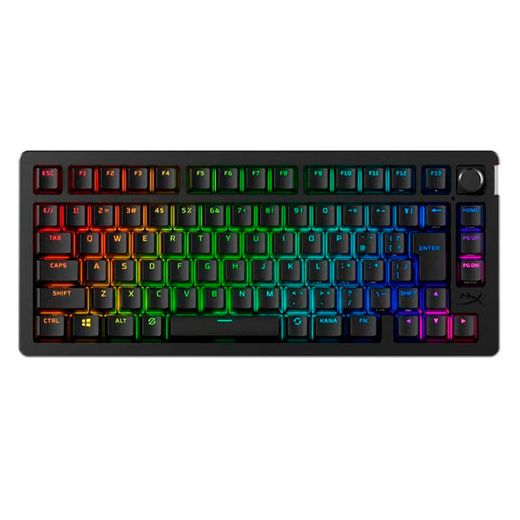 Игровая клавиатура беспроводная HyperX Alloy Rise 75, Black (91Y91AA#ACB)