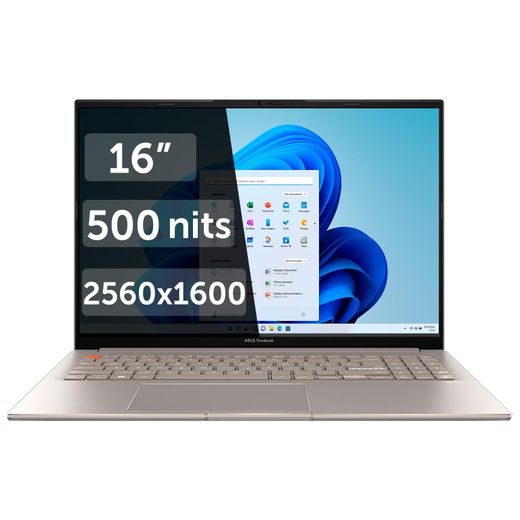 Ноутбук Asus Vivobook S 16X Ryzen 5 5600H / 16ГБ / 512SSD / 16 / Win11 / (M5602QA-KV102W)
