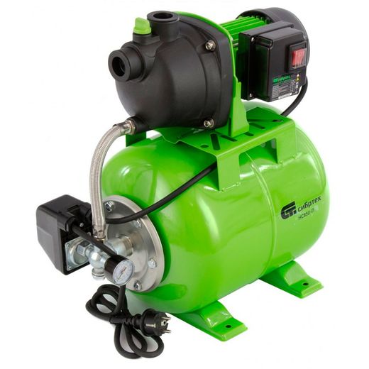 Насосная станция Сибртех НС850-П, 850 Вт, напор 42 м, 3500 л/ч, ресивер 19 л (97248M)