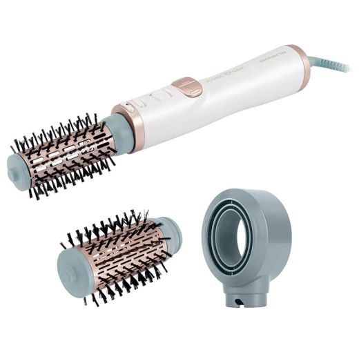 Фен-щетка Polaris PHSB-1122Ri, Белый/золотой