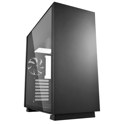 ПК корпус Sharkoon PURE STEEL MidTower, window, Black, EATX (PURE STEEL Black)