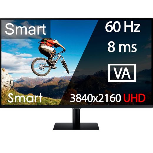 Монитор 32 Samsung Smart LS32AM700UIXCI 3840x2160 16:9 VA 60ГЦ (2HDMI) Black