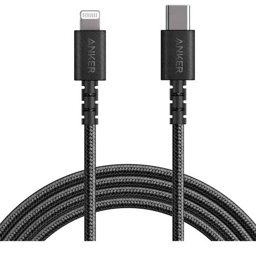 Кабель Anker, PLS+ C - Lightning(MFI), 0.9m, BK (A8617H11)
