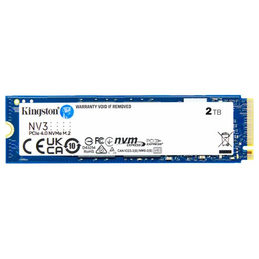 Внутренний SSD M.2 2280 2TB Kingston NV3 PCIe 4.0 x4 NVMe 3D TLC [SNV3S/2000G]