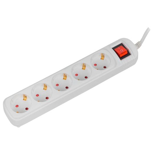 Удлинитель СТАРТ 5м, 5 розеток, 10A, белый (4610116219461)