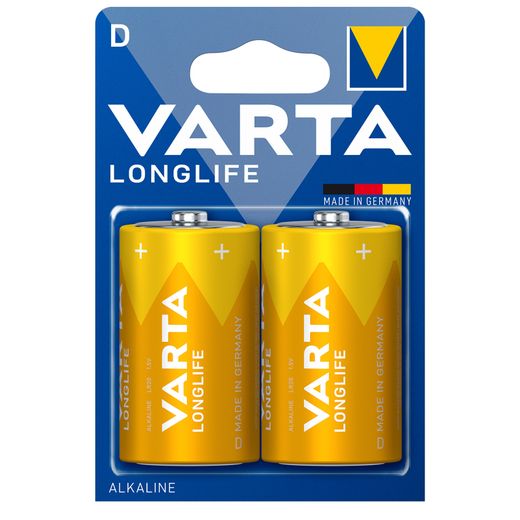 Батарейка D 2шт Varta Longlife Extra Mono (0001-4120-101-412)