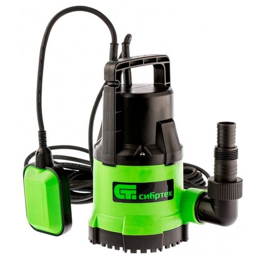 Дренажный насос для чистой воды Сибртех СДН500-5, 500 Вт, напор 8 м, 8000 л/ч (97262M)
