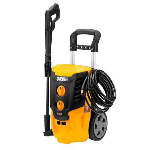Мойка высокого давления Denzel R-180, 2200 Вт, 180 бар, 380 л/ч, колесная (58238M)