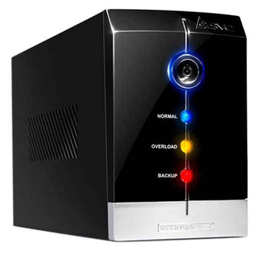 ИБП SVC, 1000VA/600W, AVR:165-275В, 3Shuko, Black (V-1000-F)