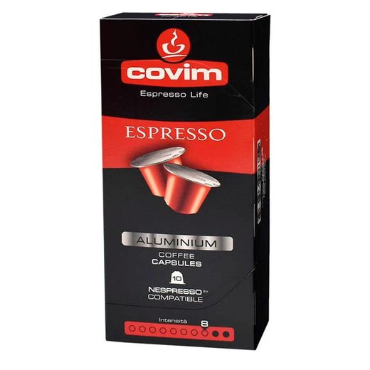 Капсулы кофейные Nespresso Covim Caffe' NE Alu Espresso 10 шт