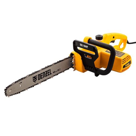Пила цепная электрическая Denzel EDS-1800P, 1,8кВт,поперечная,шина 40см,шаг 3/8, паз 1,3мм, 57зв (95