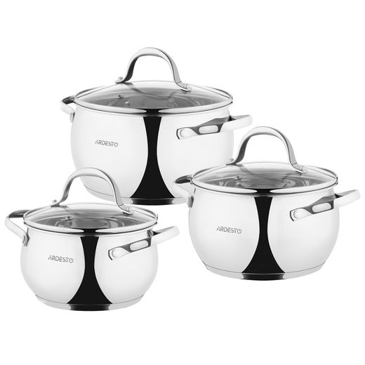 Набор посуды 6пр Gemini Vittoria Ardesto AR1906GSS