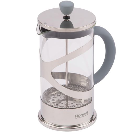 Френч-пресс 1,0 л Crystal Grey Rondell RDS-840
