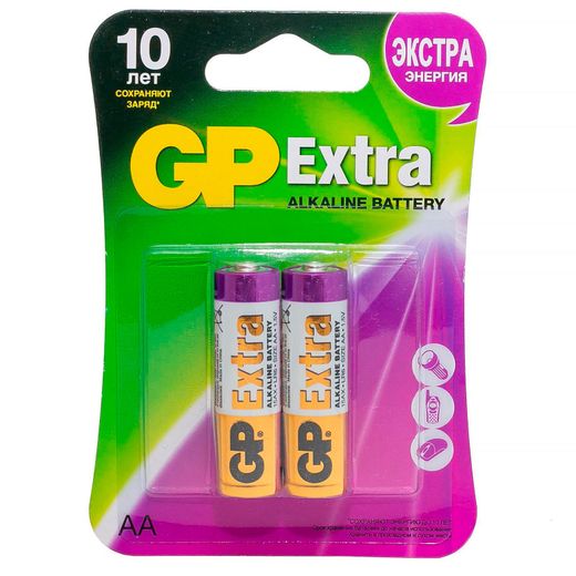 Батарейка AA 2 шт GP Extra