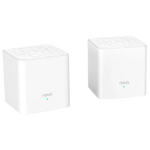 Домашняя MESH Wi-Fi система Tenda MW3 (2-pack), Wi-Fi 5, White