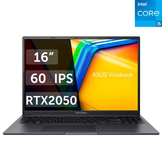 Ноутбук Asus Vivobook 16X Ci5 12500H / 16ГБ / 512 SSD / 16 / DOS / (K3605ZF-MB244)