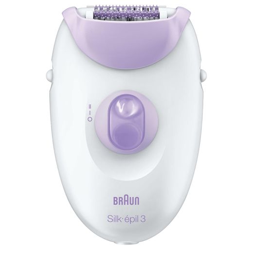 Эпилятор Braun Silk-épil 3 3-170, для сухой эпиляции, с подсветкой SmartLight, белый
