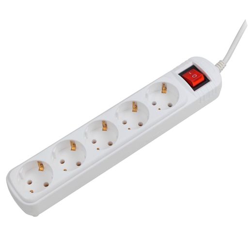 Удлинитель СТАРТ 3м, 5 розеток, 10A, белый (4610116219454)