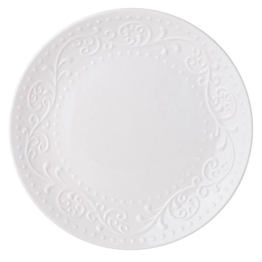 Тарелка десертная белая фарфор Амели 21см RRC RRC000037