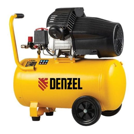 Компрессор Denzel DCV1800/50, 1,8 кВт, 50 литров, 320 л/мин (58168M)
