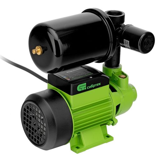 Насосная станция Сибртех НС400-Ч, 400 Вт, напор 32 м, 2100 л/ч, ресивер 2 л (97246M)