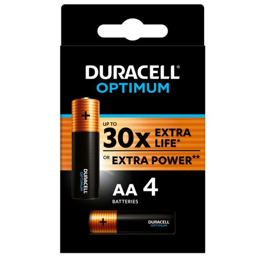 Батарейка AA 4шт Duracell Optimum (DU0010)