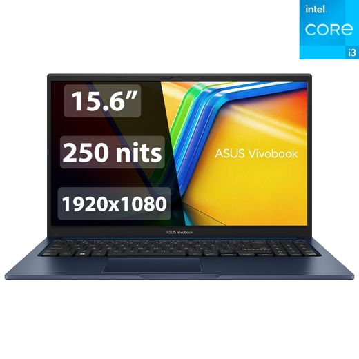 Ноутбук Asus VivoBook 15 i3 1215U/ 8ГБ / 512SSD / 15.6 / DOS / (X1504ZA-BQ1141)