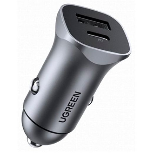Автомобильное Зарядное Устройство UGREEN CD130 Type-C PD+USB-A 24W (30780)