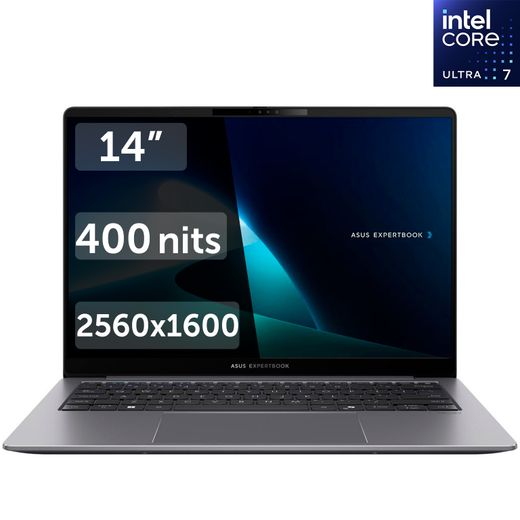 Ноутбук Asus ExpertBook Copilot+ PC/ U7 258V / 32GB / SSD1000GB / DOS / 14 / (P5405CSA-NZ0279)