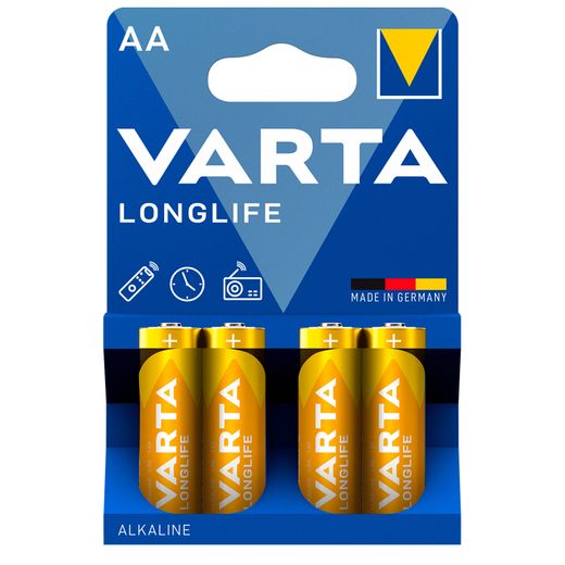 Батарейка AA 4шт Varta Longlife Extra Mignon (0001-4106-101-414)
