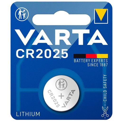 Батарейка CR2025 1шт Varta Electronics 3V-170mAh (0014-6025-101-401)