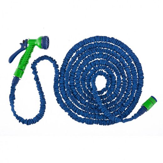 Набор поливочный Сибртех растягивающийся шланг 15м, 7-реж пистолет, соед., адаптер (67544M)