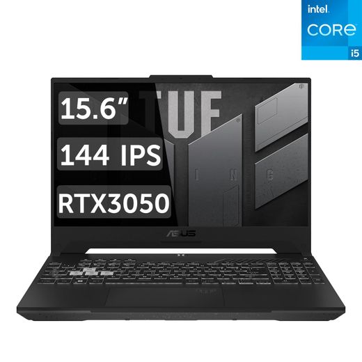 Игровой ноутбук Asus TUF Gaming F15 i5 12500H/ 16ГБ / 512SSD / RTX3050 4ГБ / 15.6 / DOS / (FX507ZC4-HN143)