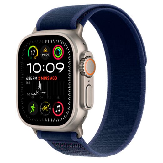 Смарт-часы Apple Watch Ultra 2 GPS + Cellular 49mm Natural Titanium Case with Blue Trail Loop - S/M (MX4J3)