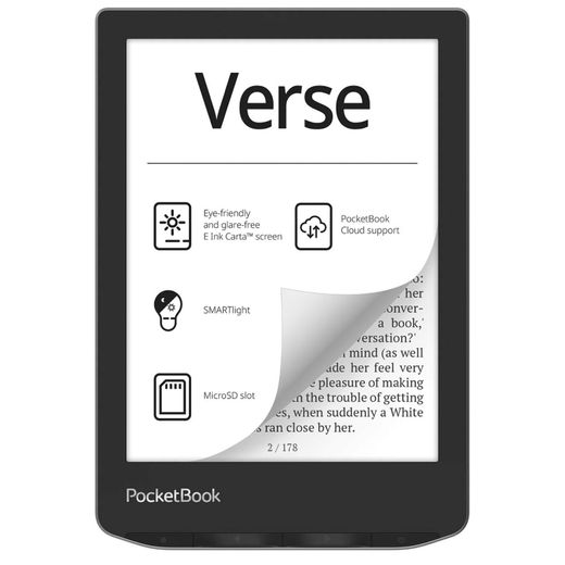 Электронная книга 6" PocketBook PB629 Silver (PB629-M-CIS)