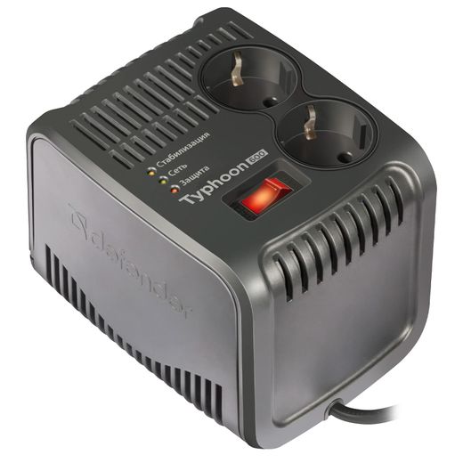 Стабилизатор Defender AVR Typhoon 600/200Вт (99032)