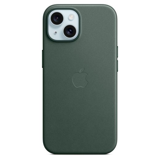 Чехол для iPhone 15 FineWoven Case with MagSafe, Evergreen (MT3J3ZM/A)